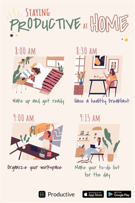 Stay Productive At Home .